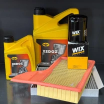 Комплект для ТО KROON OIL 5w30 Ford Mustang (3.7)15-17 (Масло 6л, фільтр масляний, фільтр повітряний, фільтр салону вугільний)