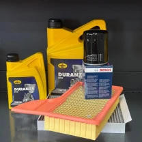 Комплект для ТО KROON OIL 5w20 Ford Mustang (3.7)15-17 (Масло 6л, фільтр масляний, фільтр повітряний, фільтр салону вугільний)