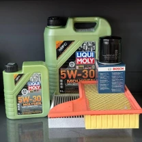 Комплект ТО для Liqui Moly 5w30 Ford Mustang (2.3)15-21 (Масло 6л, фільтр масляний, фільтр повітряний, фільтр салону вугільний)