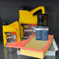 Комплект для ТО KROON OIL 5w30 Ford Mustang (2.3)15-21 (Масло 6л, фільтр масляний, фільтр повітряний, фільтр салону вугільний)