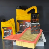 Комплект для ТО KROON OIL 0w20 Ford Mustang (2.3)15-21 (Масло 6л, фільтр масляний, фільтр повітряний, фільтр салону вугільний)