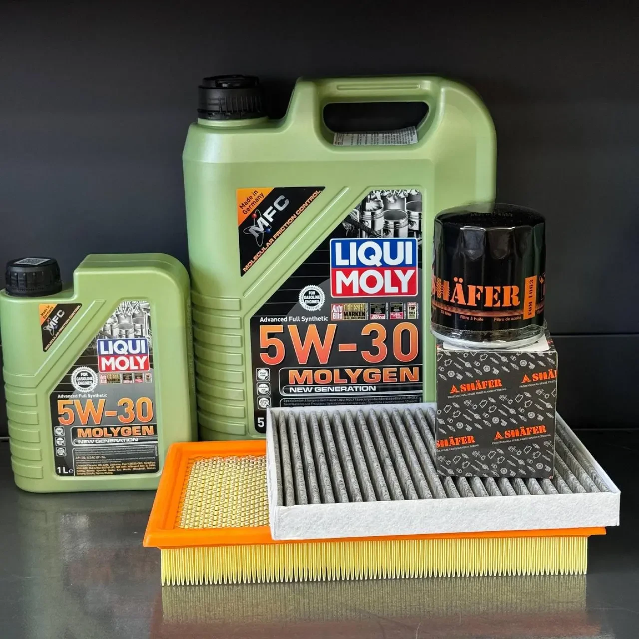 Комплект для ТО Liqui moly 5w30 Ford Explorer(2.0) 12-15/(2.3) 16-19/Lincoln MKT(2.0) 13-16 (Масло 6л, фільтр масляний, фільтр