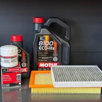 Комплект для ТО Motul 5w20 Ford Explorer(2.0) 12-15/(2.3) 16-19/Lincoln MKT(2.0) 13-16 (Масло 6л, фільтр масляний, фільтр
