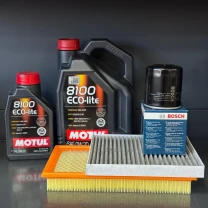 Комплект для ТО Motul 0w20 Ford Explorer(2.0) 12-15/(2.3) 16-19/Lincoln MKT(2.0) 13-16 (Масло 6л, фільтр масляний, фільтр