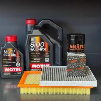 Комплект для ТО Motul 0w20 Ford Explorer(2.0) 12-15/(2.3) 16-19/Lincoln MKT(2.0) 13-16 (Масло 6л, фільтр масляний, фільтр