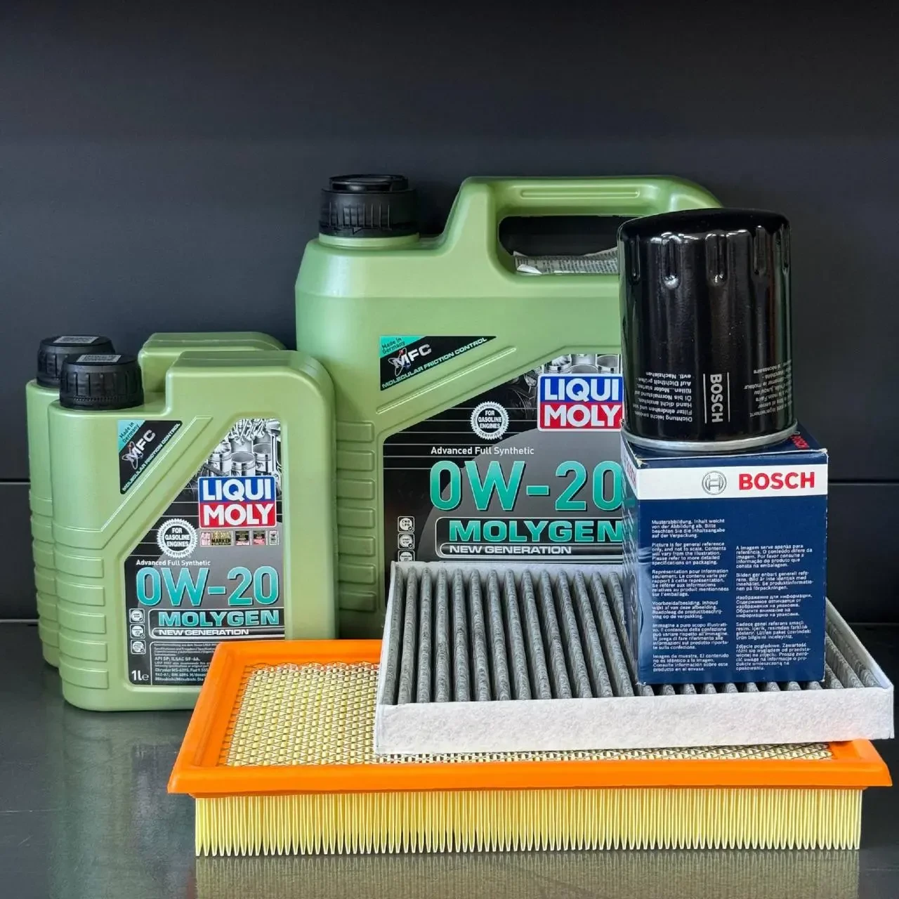 Комплект для ТО Liqui Moly 0w20 Ford Flex(3.5) 09-19/Explorer(3.5)11-19/Taurus(3.5) 09-19, Lincoln MKS(3.7)/(3.5)10-16