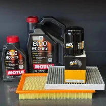 Комплект для ТО Motul  5w30 Ford Flex(3.5) 09-19/Explorer(3.5)11-19/Taurus(3.5) 09-19, Lincoln MKS(3.7)/(3.5)10-16 /MKT(3.7)/(3.5)