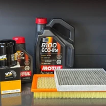 Комплект для ТО Motul  5w20 Ford Flex(3.5) 09-19/Explorer(3.5)11-19/Taurus(3.5) 09-19, Lincoln MKS(3.7)/(3.5)10-16 /MKT(3.7)/(3.5)