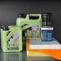 Комплект для ТО Liqui Moly 5w20 Ford Mustang (3.7) 13-14 (Масло 6л, фільтр масляний, фільтр повітряний, фільтр салону вугільний)
