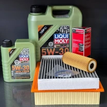 Комплект для ТО Liqui Moly 5w30 Ford F150 (2.7) 15-20 (Масло, фільтр масляний, фільтр повітряний, фільтр салону вугільний)