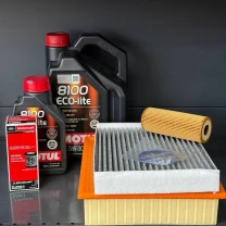 Комплект для ТО Motul 5w30 Ford F150 (2.7) 15-20 (Масло, фільтр масляний, фільтр повітряний, фільтр салону вугільний)