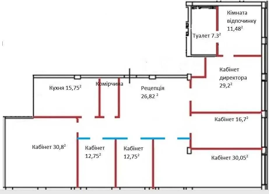 офісне приміщення Київ, Дніпровський, Уінстона Черчілля 1 10