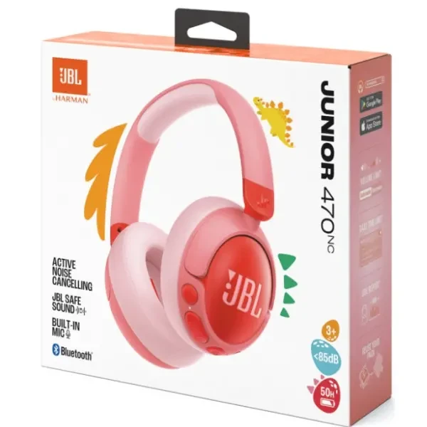 Bluetooth-гарнітура JBL Junior 470NC Pink (JBLJR470NCPIK) 3