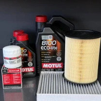Комплект для ТО Motul  5w30 Ford Transit Connect (1.6 L) 14-16 (Масло 5+1+1, фільтр масляний, фільтр повітряний, фільтр салону