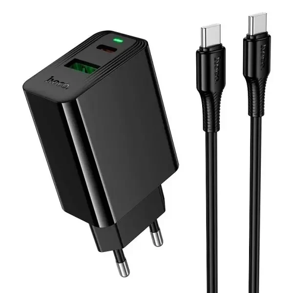 Мережевий зарядний пристрій Hoco CS94A 20W Black 3