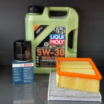 Комплект для ТО Liqui Moly 5w30 Ford EcoSport (1.0) 20-21/(2.0) 18-21  (Масло, фільтр масляний, фільтр повітряний, фільтр салону