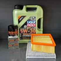 Комплект для ТО Liqui Moly 5w30 Ford EcoSport (1.0) 20-21/(2.0) 18-21  (Масло, фільтр масляний, фільтр повітряний, фільтр салону