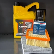 Комплект для ТО KROON OIL 5w30 Ford Fiesta (1.0) 14-17/(1.6) 14-19 (Масло, фільтр масляний, фільтр повітряний, фільтр салону