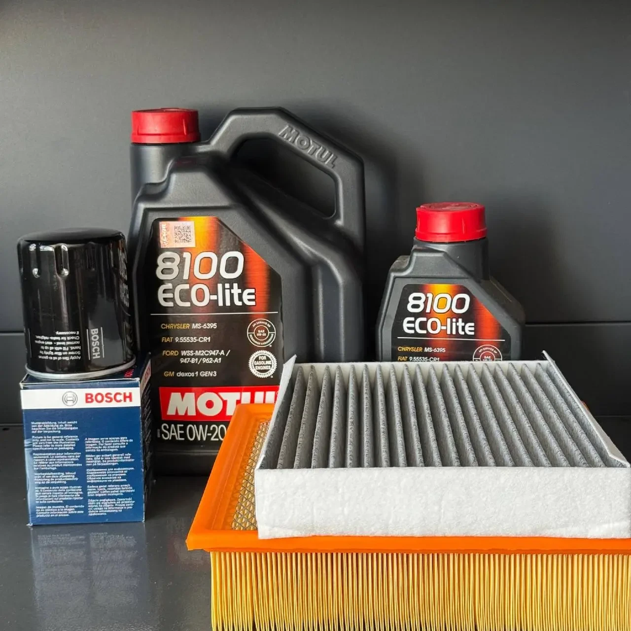 Комплект для ТО Motul 0w20 Ford F150 (3.5) 15-20/Expedition (3.5) 18-24/Lincoln Navigator (3.5) 18-24 (Масло, фільтр масляний,