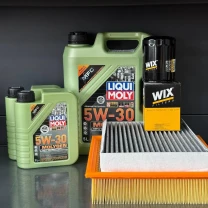 Комплект для ТО Liqui Moly 5w30 Ford F-250 (6.2) 18 (Масло, фільтр масляний, фільтр повітряний, фільтр салону вугільний)