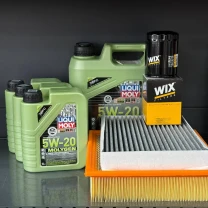 Комплект для ТО Liqui Moly 5w20 Ford F-250 (6.2) 18 (Масло, фільтр масляний, фільтр повітряний, фільтр салону вугільний)