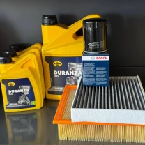 Комплект для ТО KROON OIL 5w20 Ford F-150 (5.0) 15-23 (Масло, фільтр масляний, фільтр повітряний, фільтр салону вугільний)