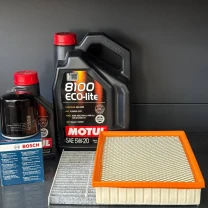 Комплект для ТО Motul 5w20 Ford Edge 2 (2.0)/Edge 4 (2.0)15-20/Fusion(2.5)13-20 Lincoln MKZ(2.0)14-19/Nautilus (2.0)19 (Маслo,
