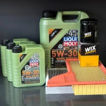 Комплект для ТО Liqui Moly 5w30 Ford Mustang (5.0) 15-21(Масло 8л, фільтр масляний, фільтр повітряний, фільтр салону вугільний)