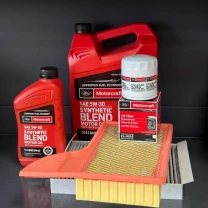 Комплект для Motocraft 5w30 blend Ford Mustang (2.3)15-21 (Масло 5,68л, фільтр масляний, фільтр повітряний, фільтр салону