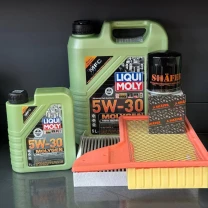 Комплект для ТО Liqui Moly 5w30 Ford Mustang (2.3)15-21 (Масло 6л, фільтр масляний, фільтр повітряний, фільтр салону вугільний)