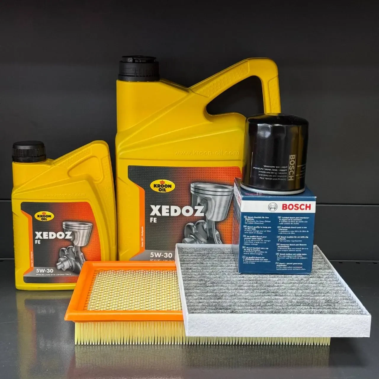 Комплект для ТО KROON OIL 5w30 Ford Explorer(2.0) 12-15/(2.3) 16-19/Lincoln MKT(2.0) 13-16 (Масло 6л, фільтр масляний, фільтр