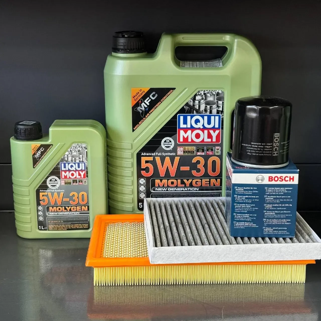 Комплект для ТО Liqui moly 5w30 Ford Explorer(2.0) 12-15/(2.3) 16-19/Lincoln MKT(2.0) 13-16 (Масло 6л, фільтр масляний, фільтр