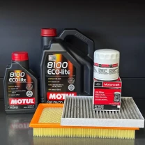 Комплект для ТО Motul 0w20 Ford Explorer(2.0) 12-15/(2.3) 16-19/Lincoln MKT(2.0) 13-16 (Масло 6л, фільтр масляний, фільтр