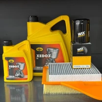Комплект для ТО KROON OIL 5w30 Ford Mustang (3.7) 13-14 (Масло 6л, фільтр масляний, фільтр повітряний, фільтр салону вугільний)