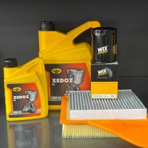 Комплект для ТО KROON OIL 0w20 Ford Mustang (3.7) 13-14 (Масло 6л, фільтр масляний, фільтр повітряний, фільтр салону вугільний)