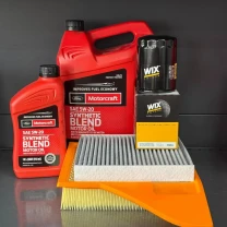 Комплект для ТО Motocraft 5w20 blend Ford Mustang (3.7) 13-14 (Масло 6л, фільтр масляний, фільтр повітряний, фільтр салону
