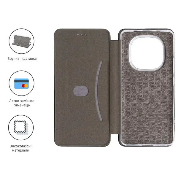 Чохол-книжка ArmorStandart G-Case для Xiaomi Redmi Note 15 4G/5G/Poco M8 5G Black (ARM89695) 3