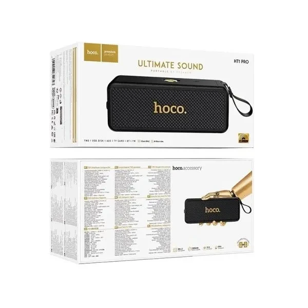 Колонка Bluetooth Hoco HT1 Pro Marquis sports BT speaker Black 3