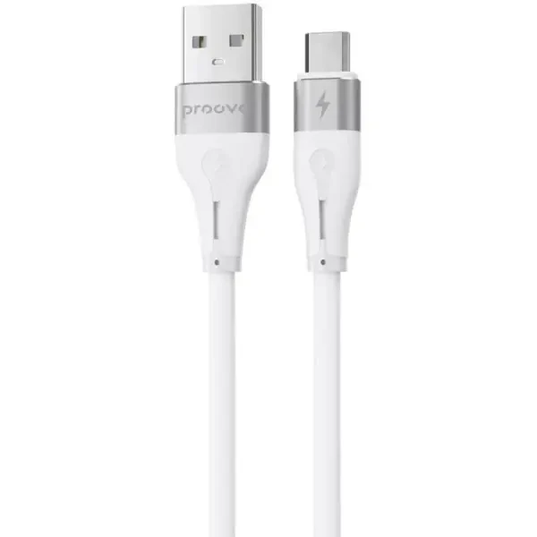 Кабель Proove Soft Silicone USB to Micro 2.4A 1m White (CCSO20001302)