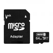 Карта пам'яті Veron microSDXC 64GB UHS-I + SD-адаптер