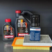 Комплект для ТО Motul 0w20 Ford Flex(3.5) 09-19/Explorer(3.5)11-19/Taurus(3.5) 09-19, Lincoln MKS(3.7)/(3.5)10-16 /MKT(3.7)/(3.5)