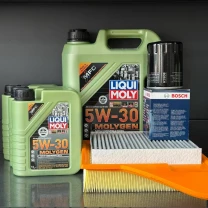 Комплект для ТО Liqui Moly 5w30 Ford Mustang (5.0) 13-14 (Масло 8л, фільтр масляний, фільтр повітряний, фільтр салону вугільний)