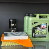 Комплект для ТО Liqui Moly 5w20 Ford Mustang (5.0) 13-14 (Масло 8л, фільтр масляний, фільтр повітряний, фільтр салону вугільний)