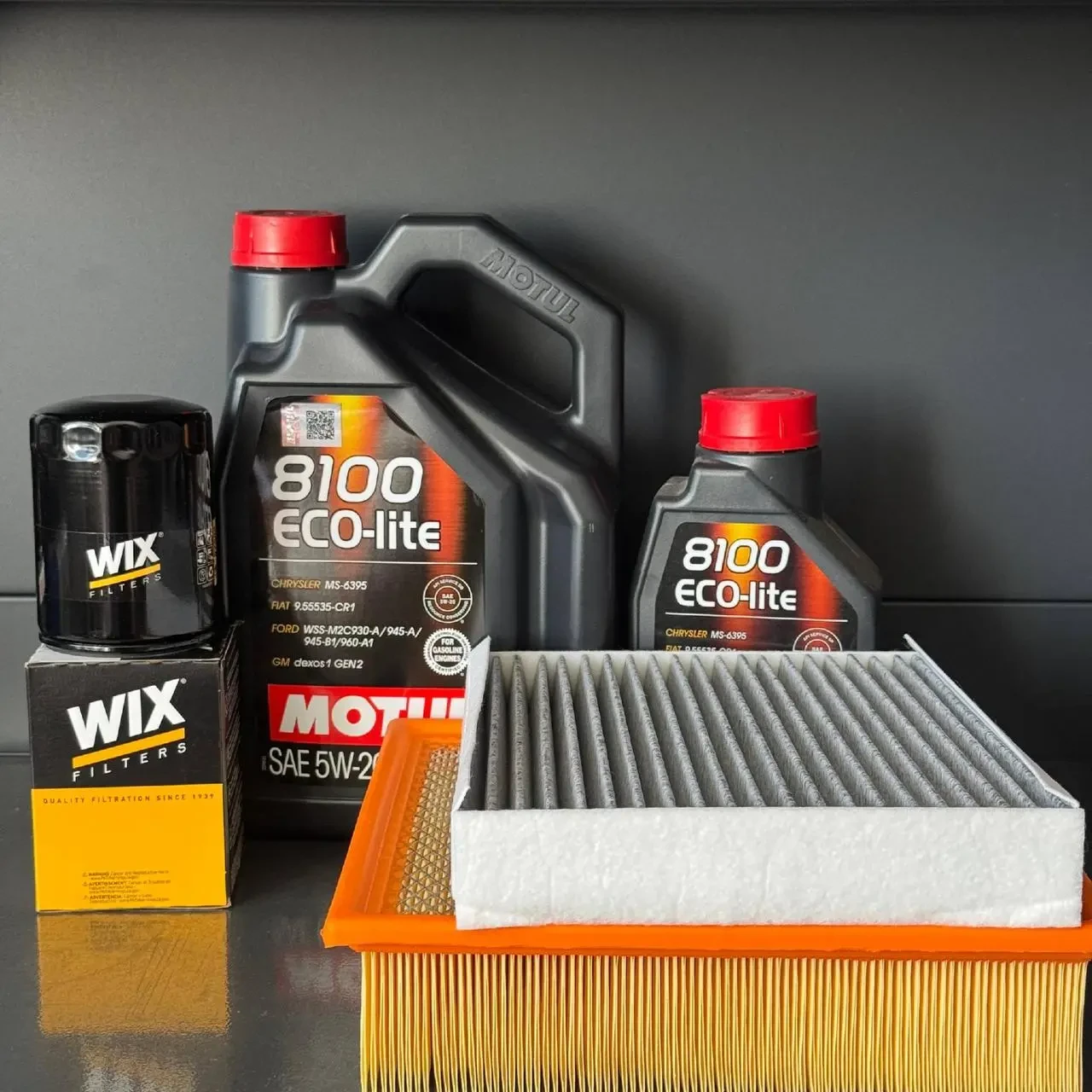 Комплект для ТО Motul  5w20 Ford F150 (3.5) 15-20/Expedition (3.5) 18-24/Lincoln Navigator (3.5) 18-24 (Масло, фільтр масляний,