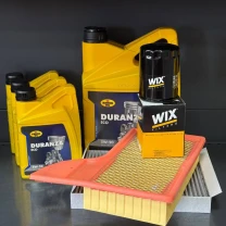 Комплект для ТО KROON OIL 5w20 Ford Mustang (5.0) 15-21(Масло 8л, фільтр масляний, фільтр повітряний, фільтр салону вугільний)