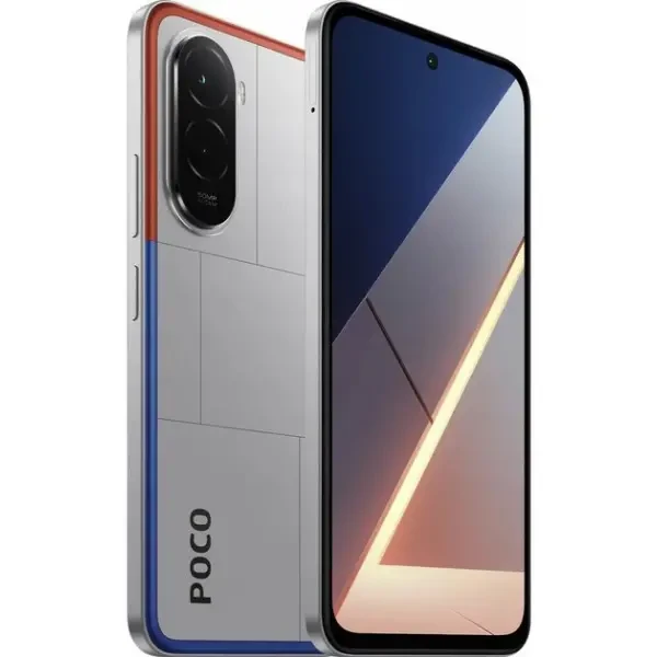 Смартфон Xiaomi Poco M7 4G 8/256GB Silver (with Adapter) EU 2