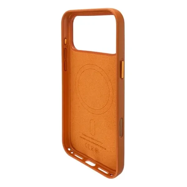 DM Чохол Leather Case with MagSafe для iPhone 17 Pro Blue 2