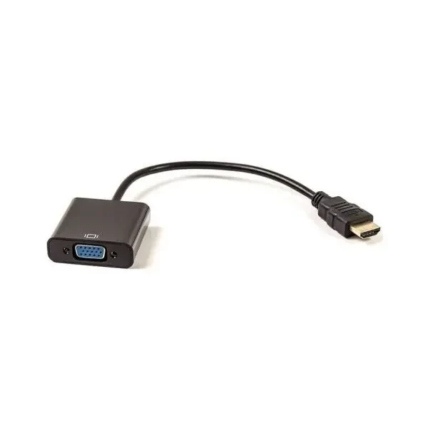 Адаптер REAL-EL HDMI-VGA (M/F) 0.15 м Чорний (EL123500020) 2