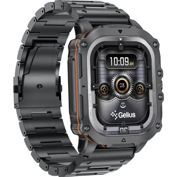 Смарт-годинник Gelius Tactical Heavy GP-SW016 Black Chrome
