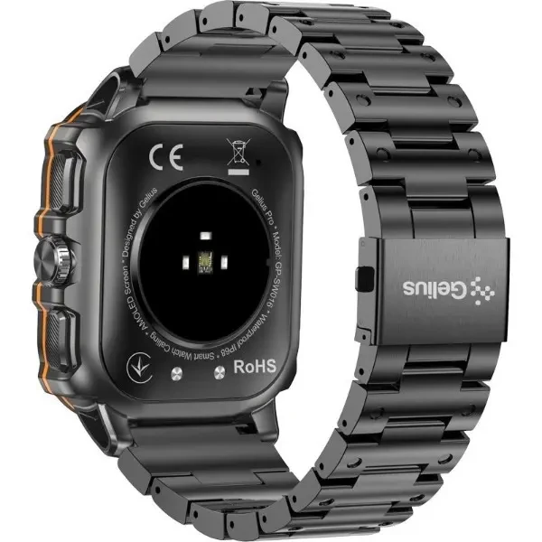 Смарт-годинник Gelius Tactical Heavy GP-SW016 Black Chrome 3